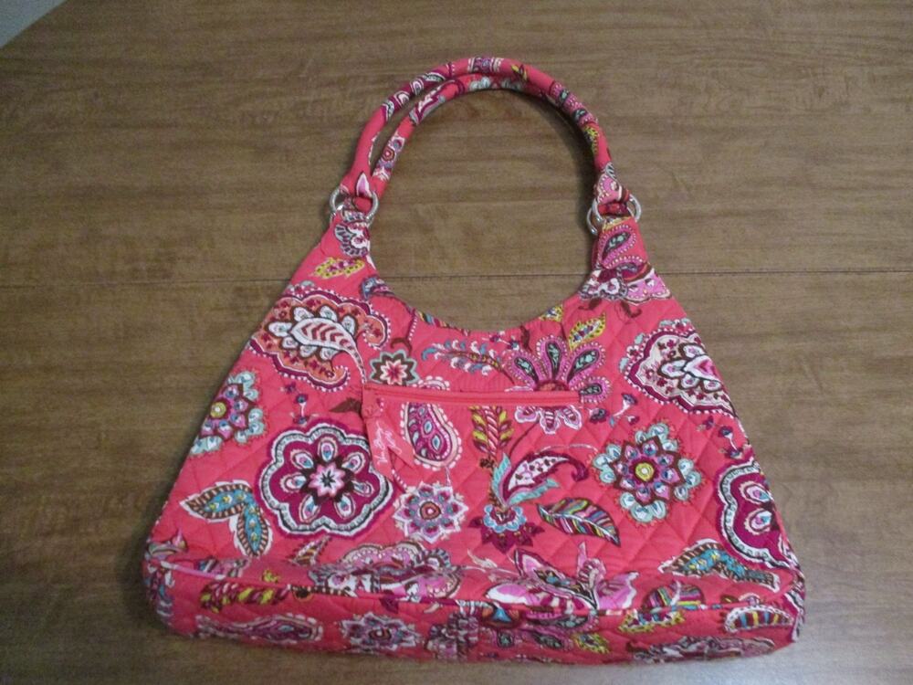 VERA BRADLEY SHOULDER BAG PINK MULTI COLOR
